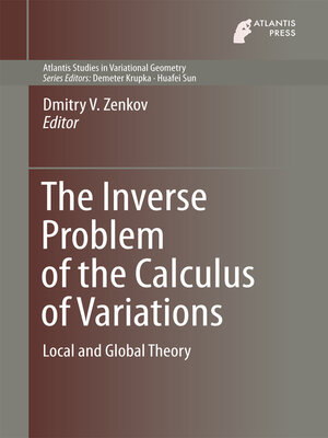 cover image of The Inverse Problem of the Calculus of Variations